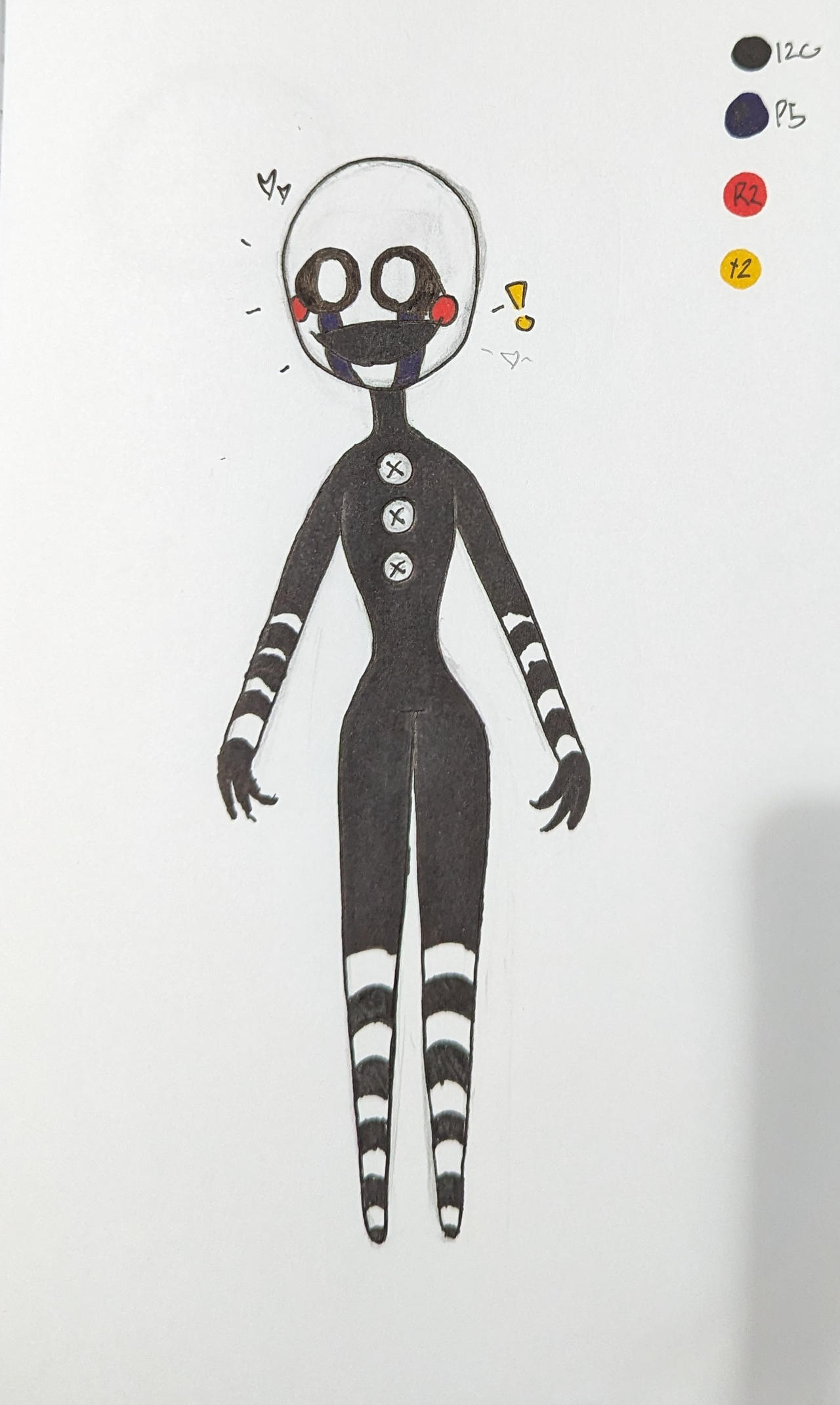 Fnaf Puppet Rabbit Puppet From FNAF by NavyGreyDraws on DeviantArt