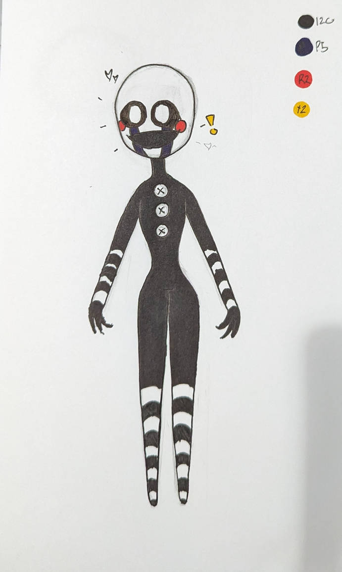 Puppet From FNAF By NavyGreyDraws On DeviantArt