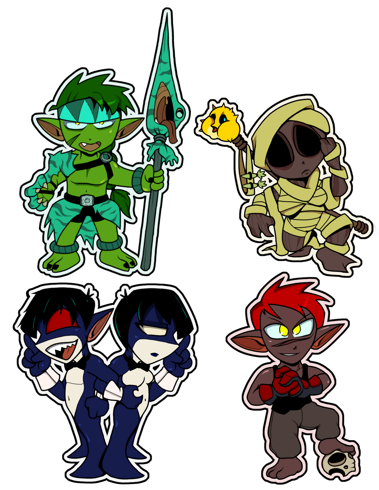 Chibi Raft Deep Sea Chibis by TheAquabot on DeviantArt