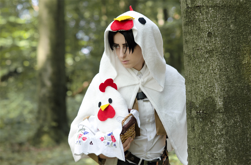 Shingeki no Kyojin: Lawson Chicken Levi