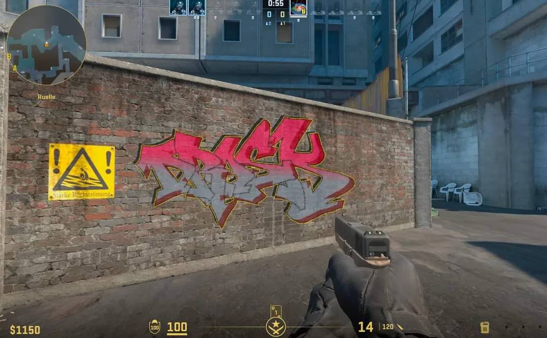 Counter strike graffiti custom by skedrartist on DeviantArt