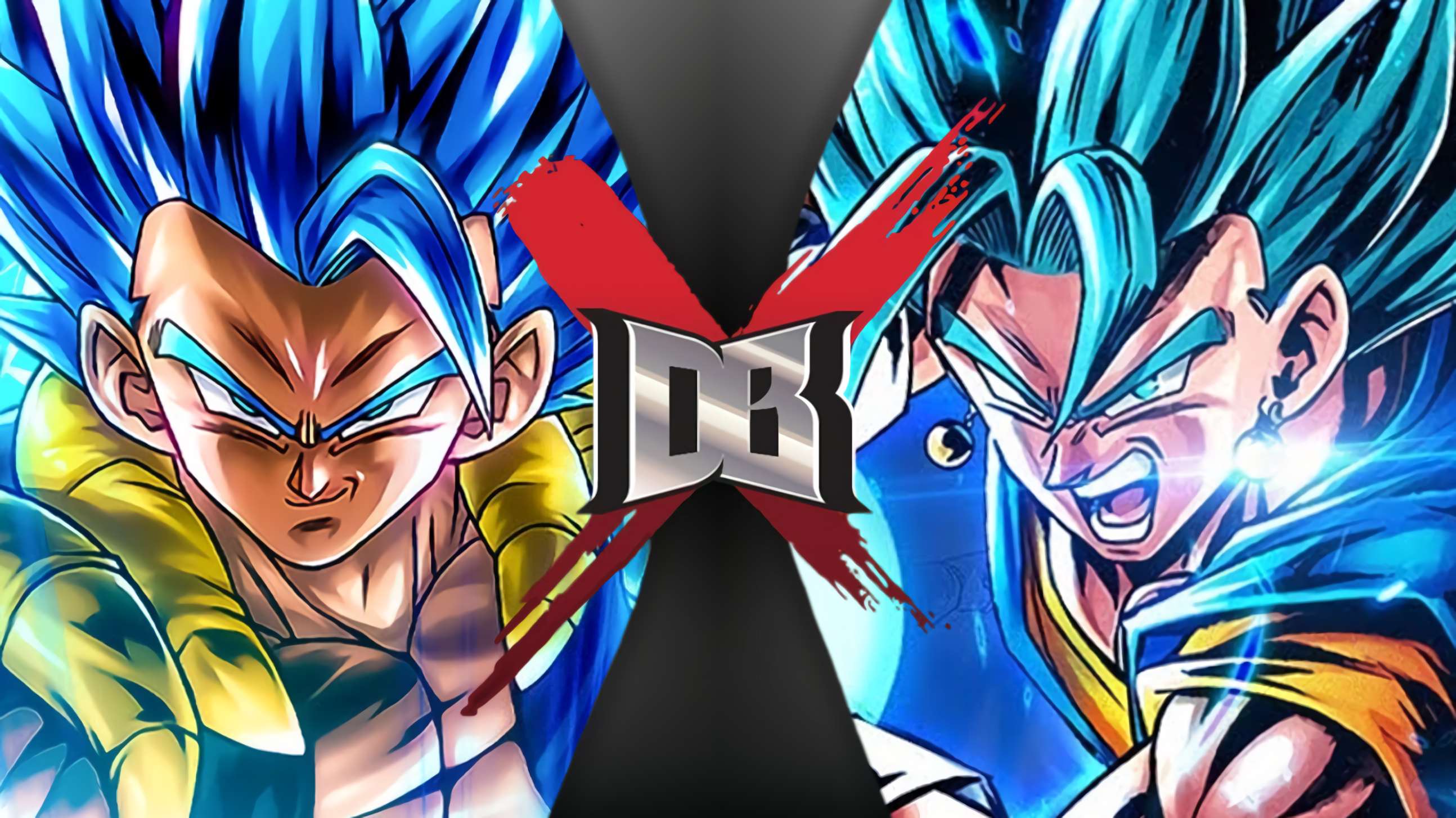 Gogeta blue evolution vs Gogeta ssj 4 limit breaker#gogetablue