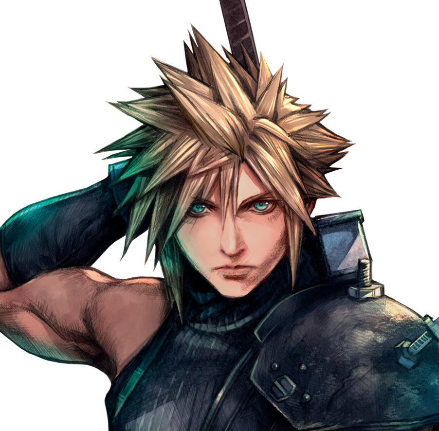 Ffx Rendering Cloud ( Final Fantasy ) Render V2 by RayLuisHDX2 on DeviantArt