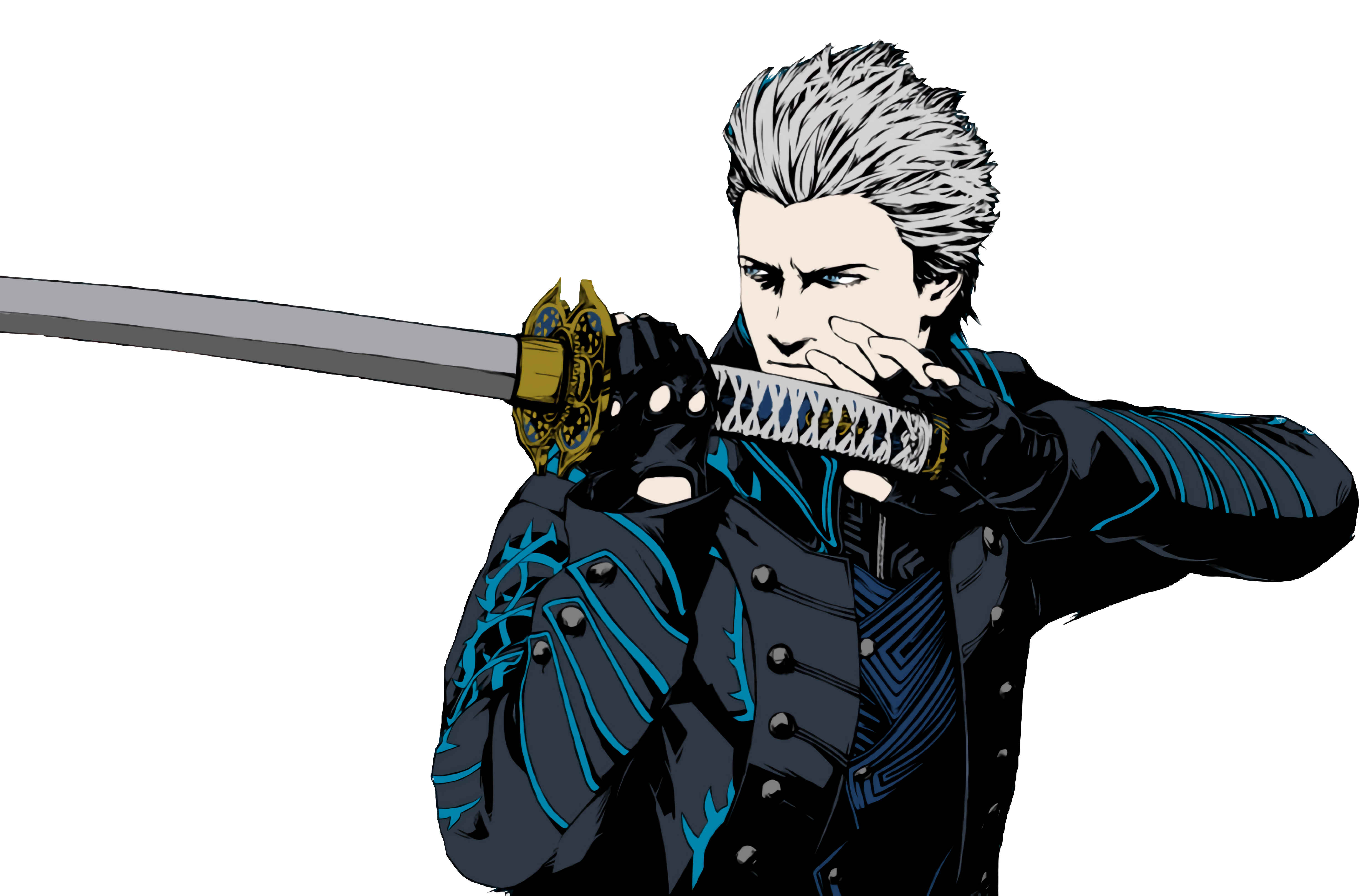 Vergil ( Devil May Cry ) Render by RayLuisHDX2 on DeviantArt