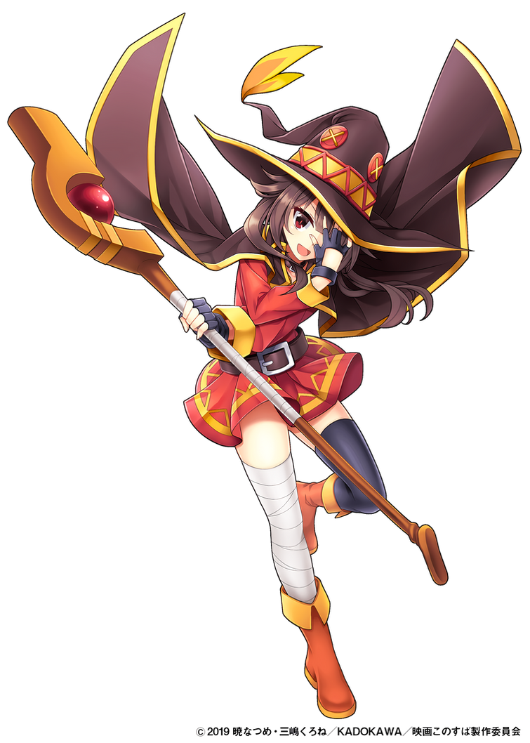 Megumin Side View Megumin ( Konosuba ) Render V2 by RayLuisHDX2 on DeviantArt