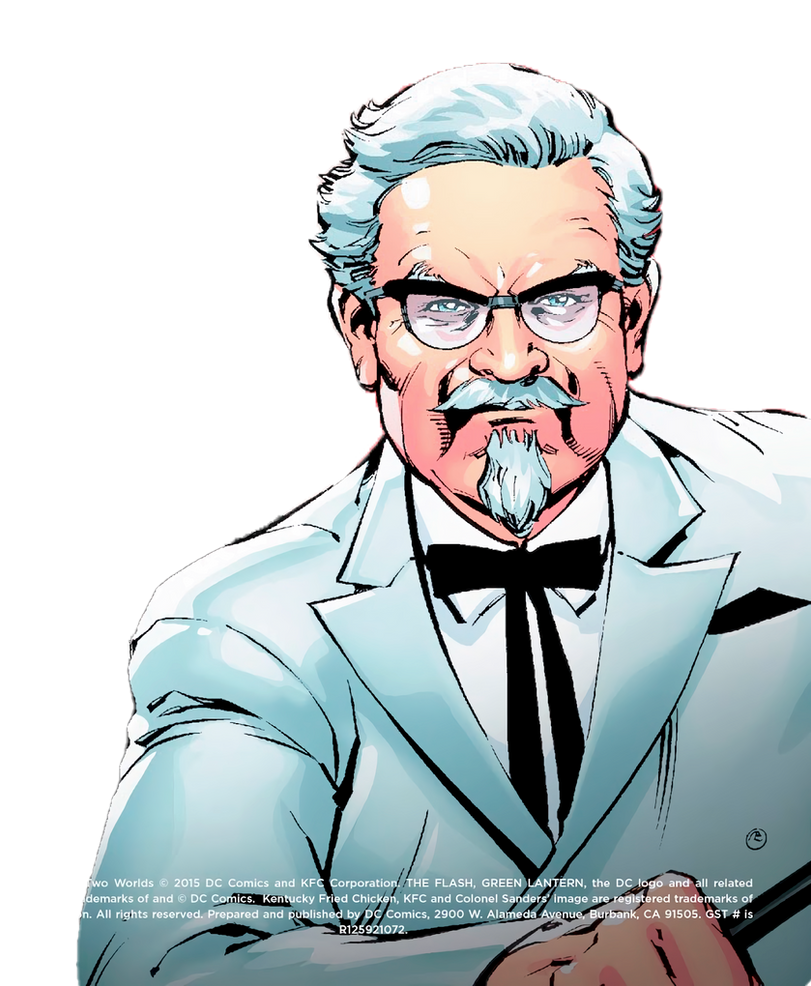 Colonel Sanders Render by RayLuisHDX2 on DeviantArt