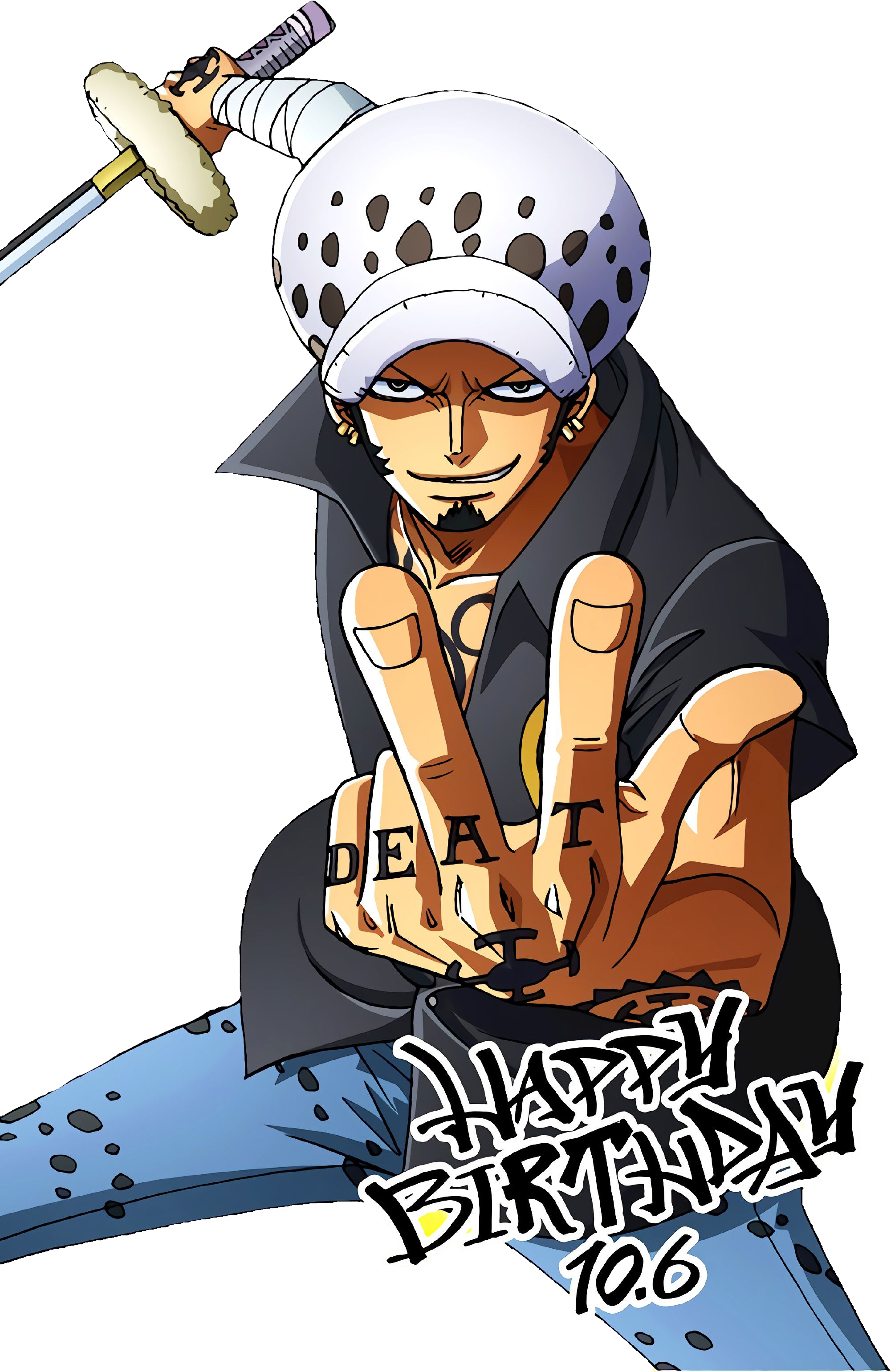 Trafalgar Law ( One Piece) Render V2 by RayLuisHDX2 on DeviantArt