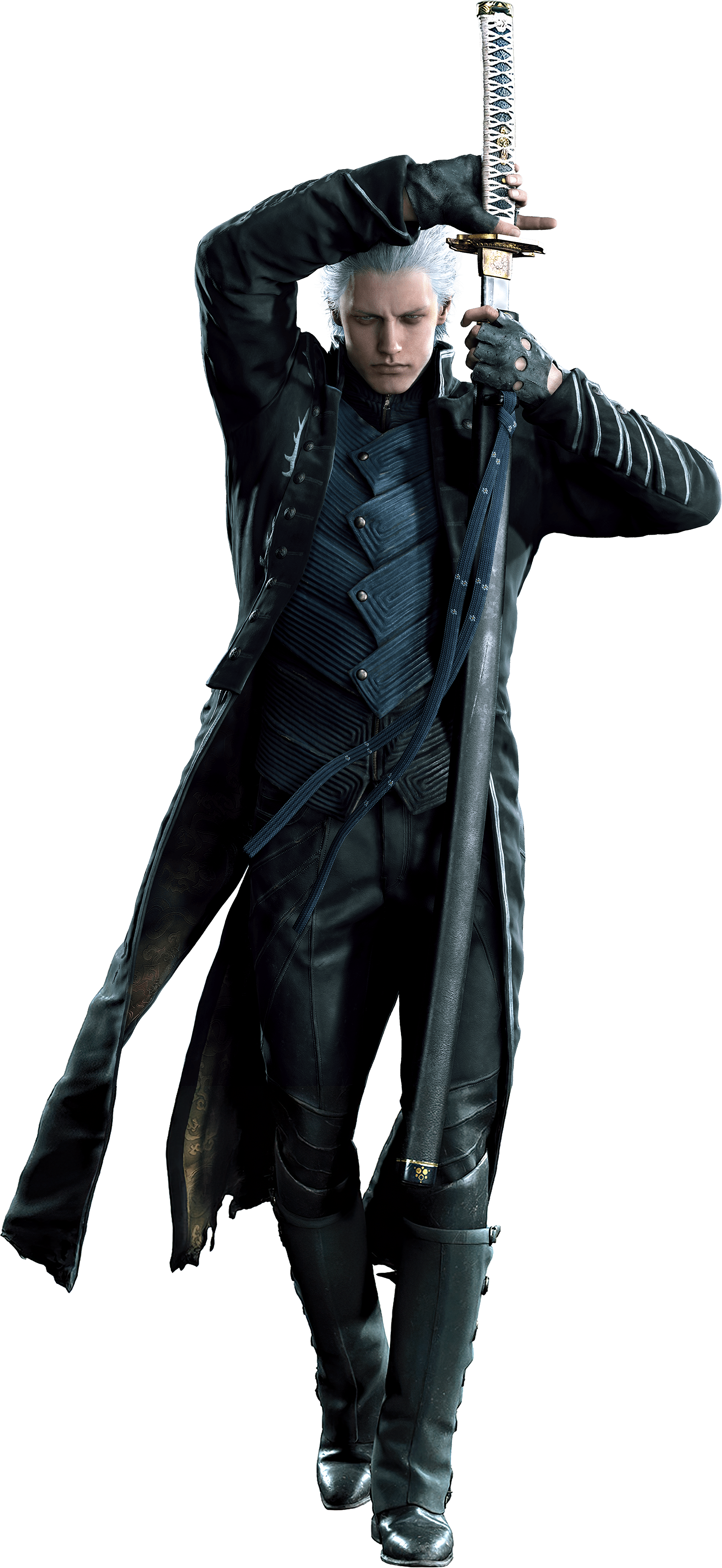 Devil May Cry 5 Dante Deluxe Key Art Render PNG by VigoorDesigns