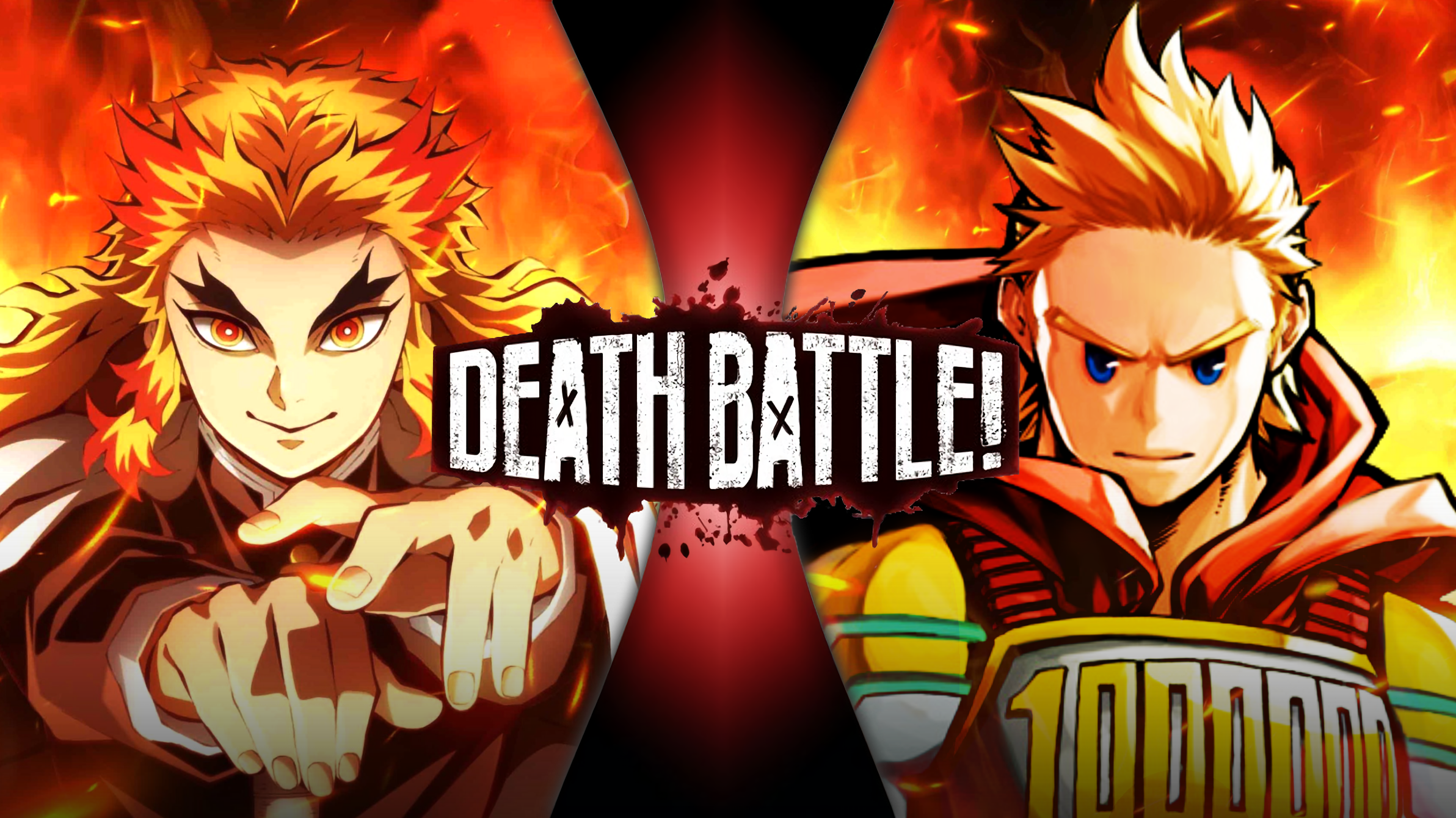 Mirio Togata vs Kyojuro Rengoku 2 by AzureWriter83 on DeviantArt