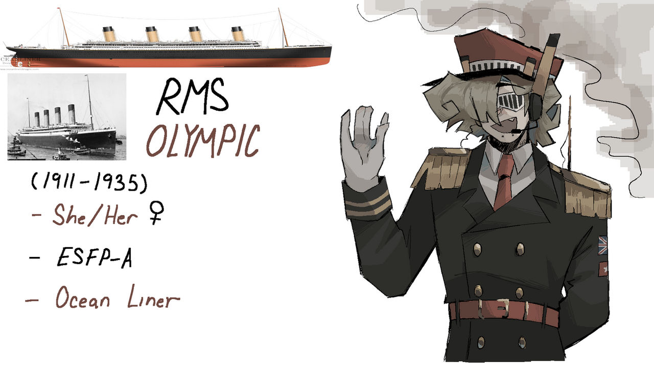 Humanized Rms Freedom RMS Olympic by WinnWynn on DeviantArt