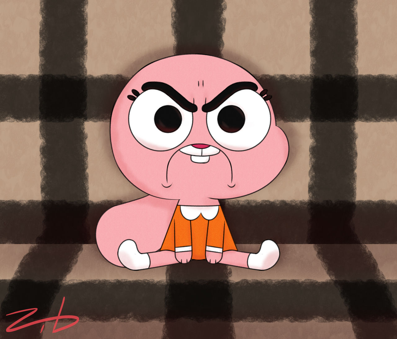 Angry Anais by Zibboyeye on DeviantArt