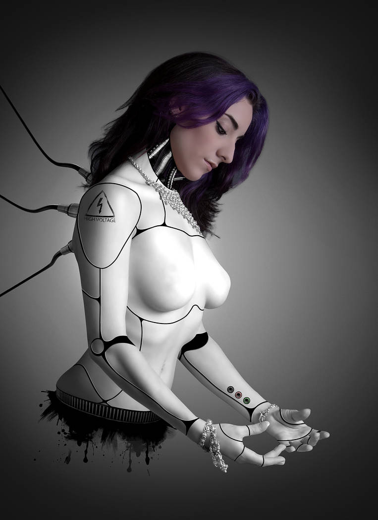 Female Cyborg  III by Enn-SRSBusiness