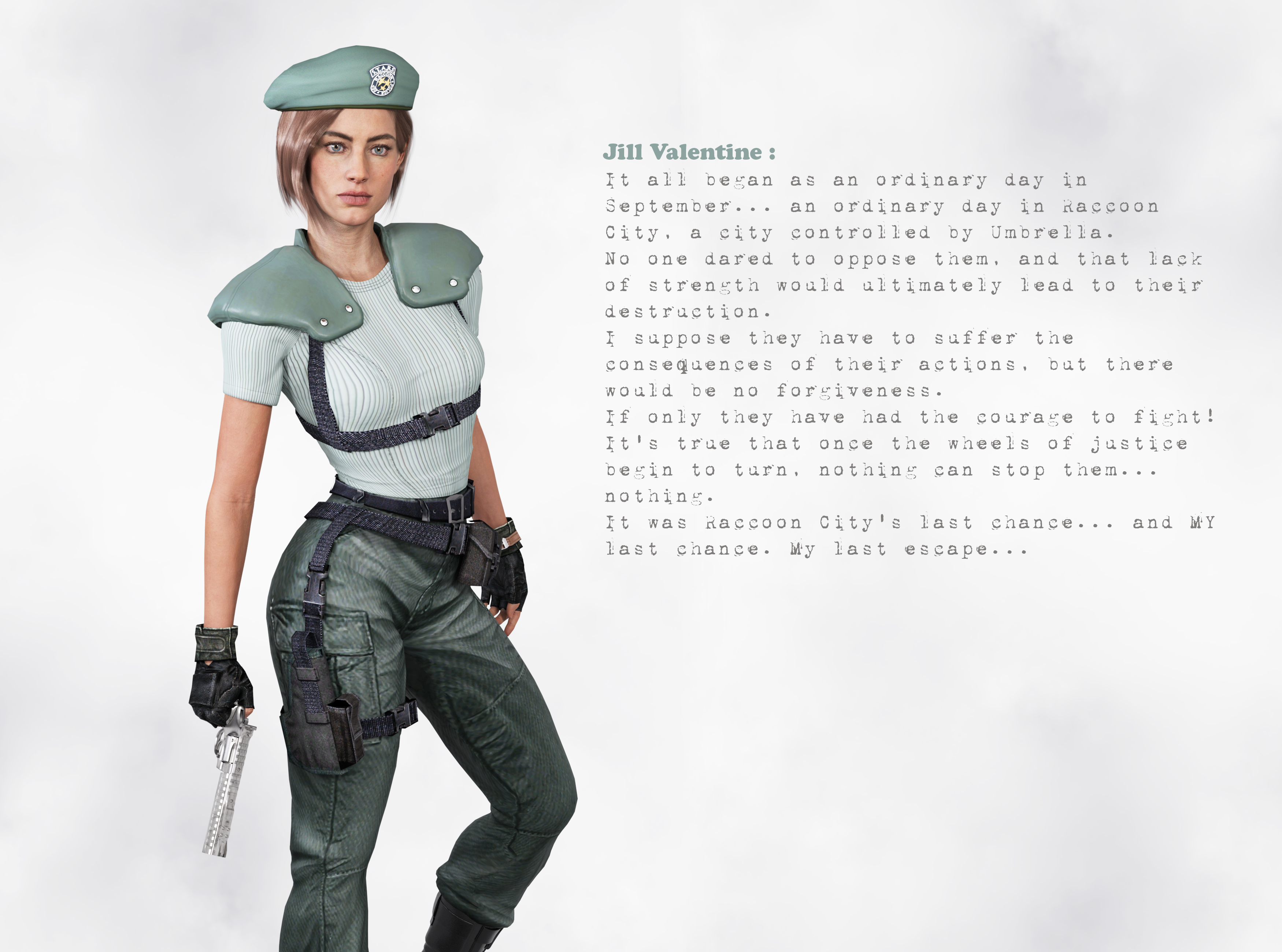 Jill Valentine/Julia Voth from Resident Evil 1 Remake - Request :  r/SF6Avatars