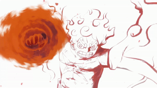 Luffy Gear 5 Animated. - Film Red by cybust on DeviantArt