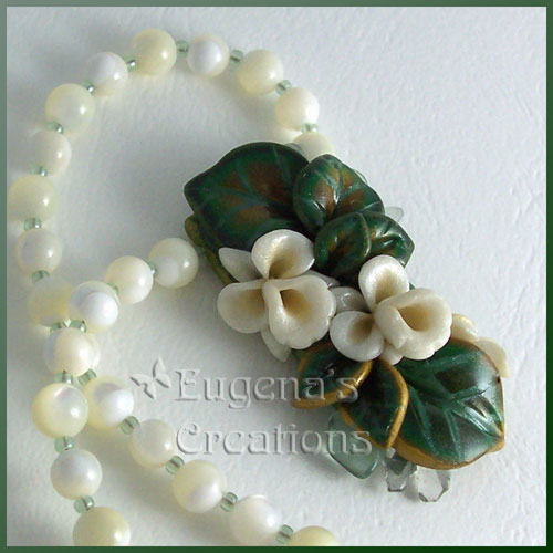 Sculpted Orchids Necklace 1