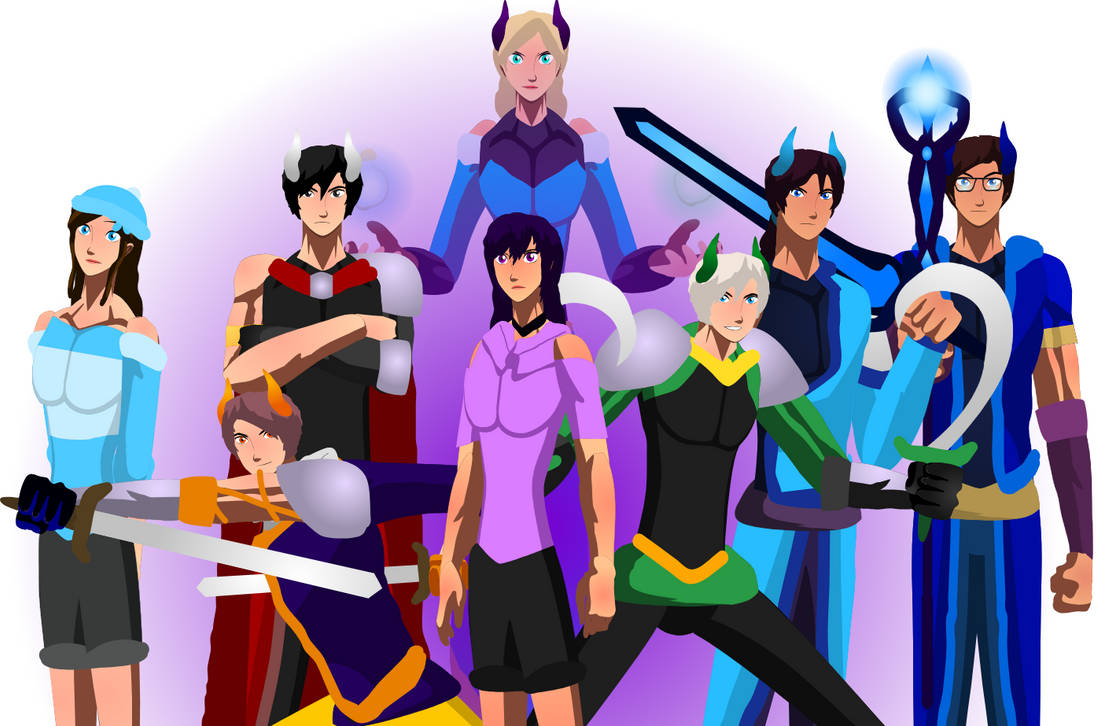 Characters of 'My Inner Demons' by ReubenBacani on DeviantArt