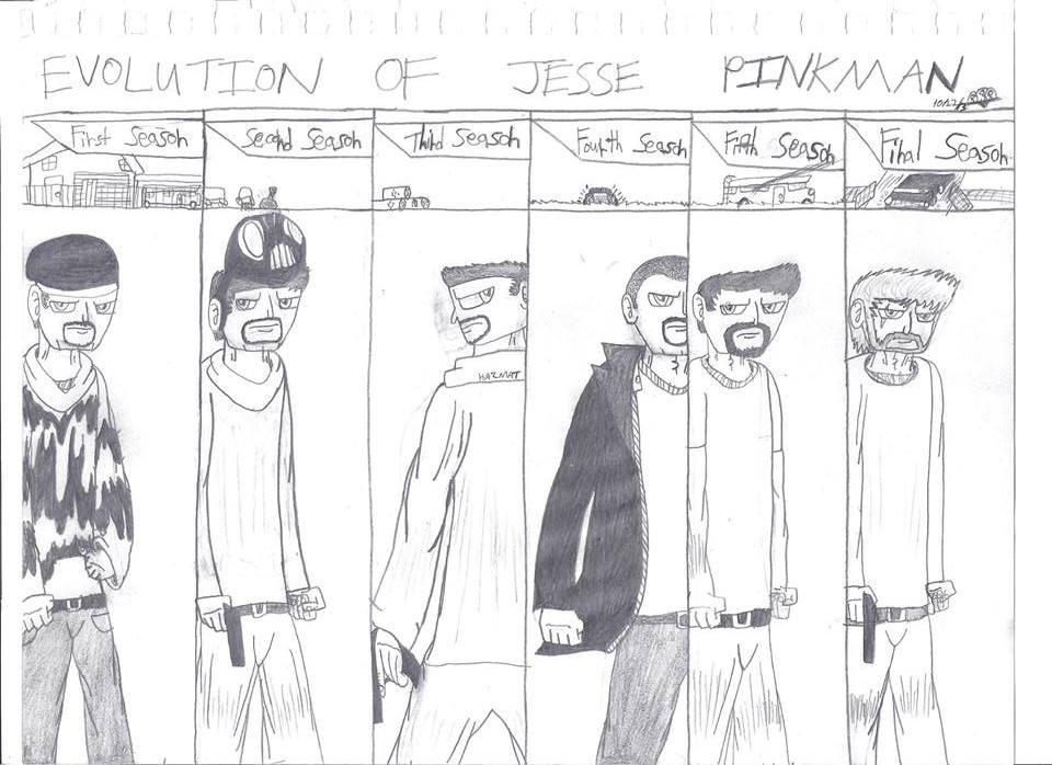 Breaking Bad The Evolution of Jesse Pinkman by Prime55 on DeviantArt Breaking Bad The Evolution of Jesse Pinkman by Prime55 on DeviantArt