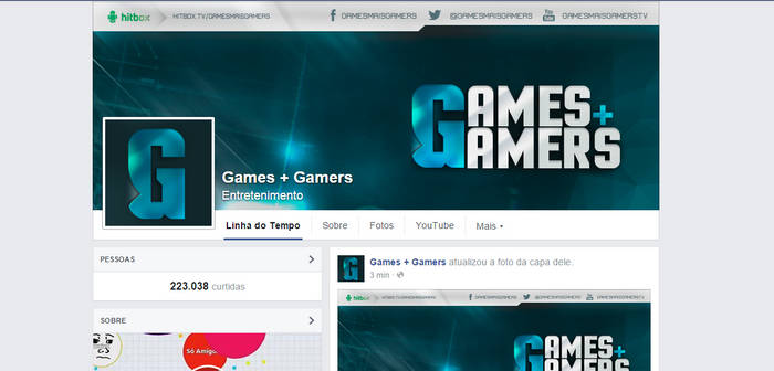 Games + gamers Facebook