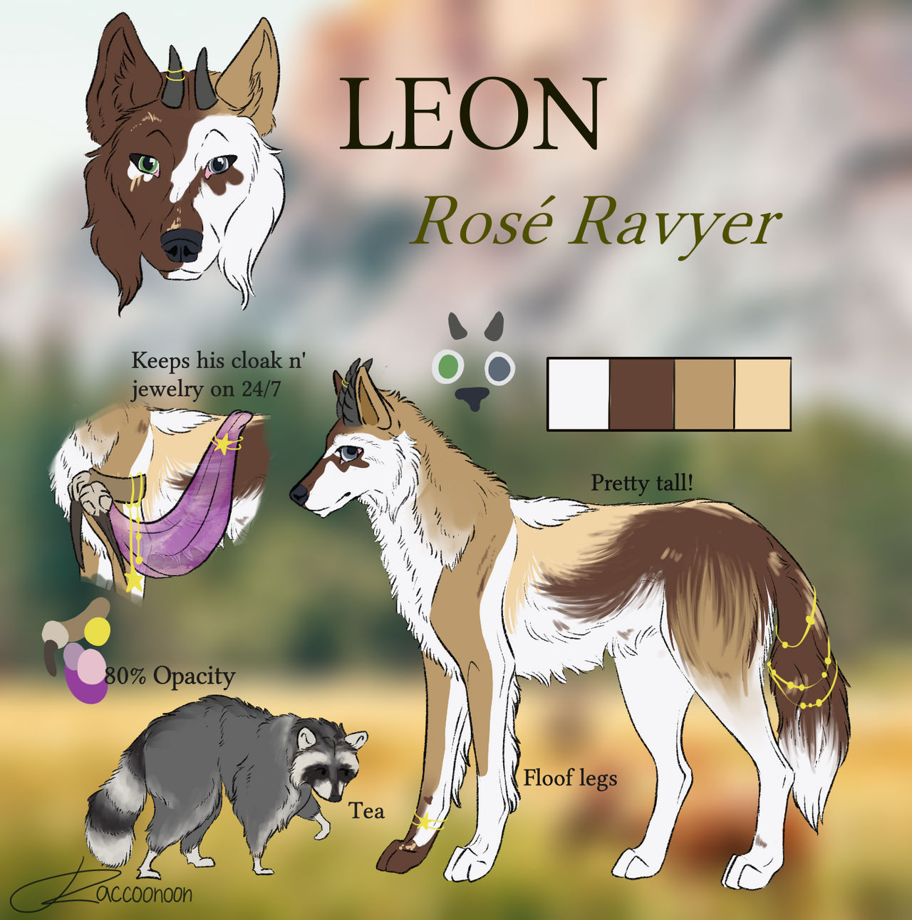 Leon| Wolf by raccoonnoon on DeviantArt