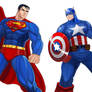 Player Select: Superman VS Captain America