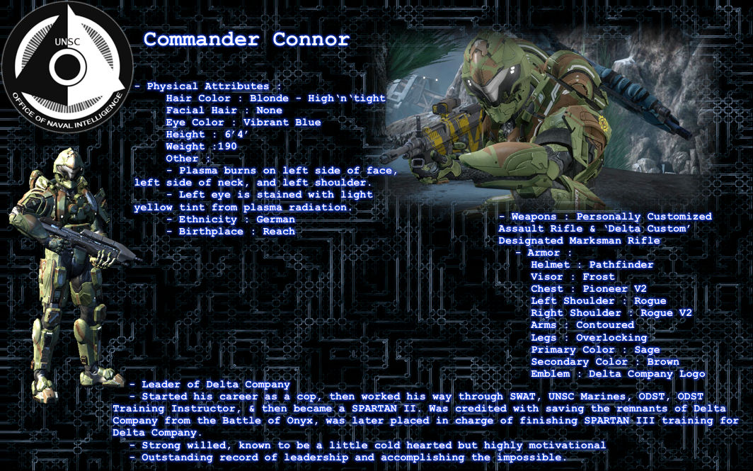 Commander Connor - Database Intel by Brandon-Wright on DeviantArt