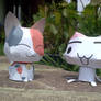Two Kittens - Papercraft