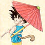 Goku with His Umbrella