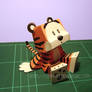 Stuffed Tiger - Papercraft