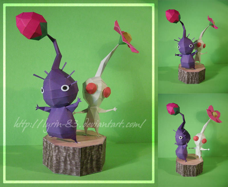 White and Purple Pikmin