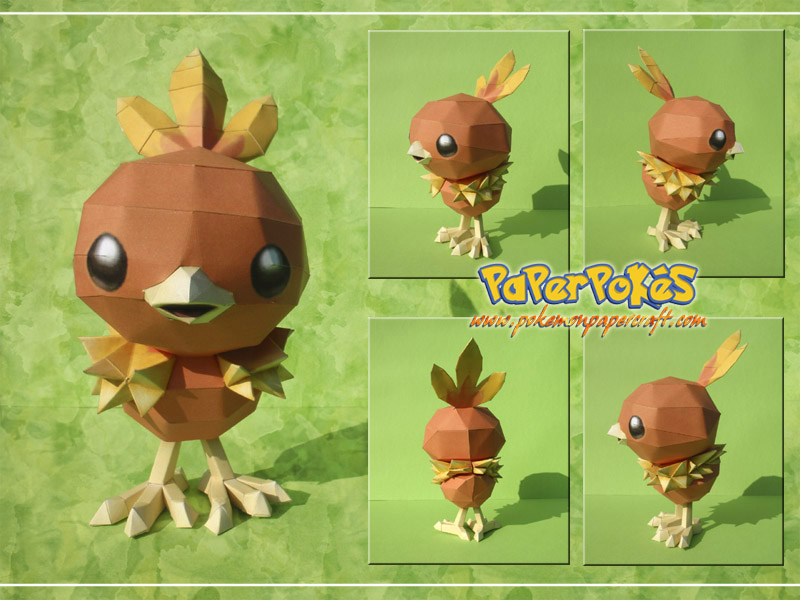 Torchic Papercraft