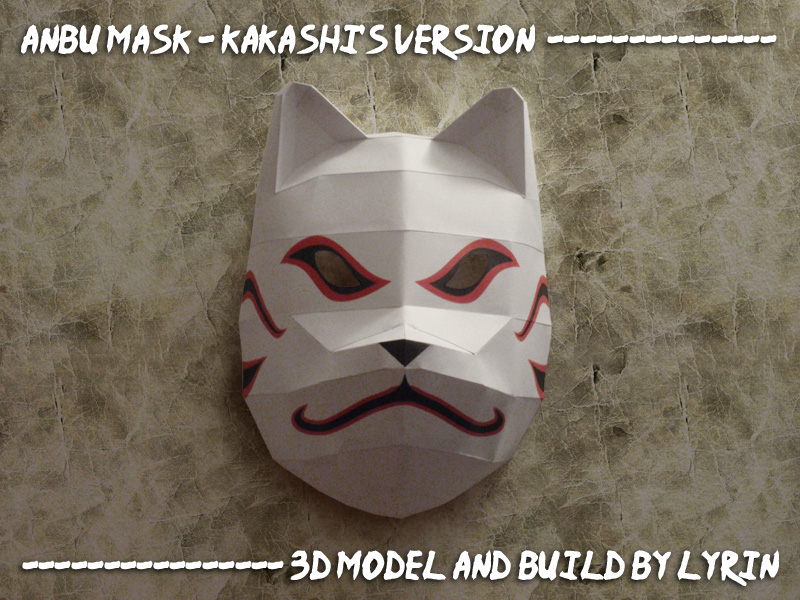 Kakashi's Mask Papercraft