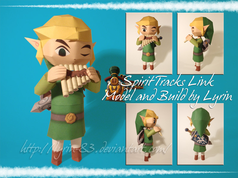 Spirit Tracks Link Papercraft