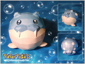 Spheal Papercraft