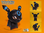 Chibi Umbreon Papercraft by Lyrin-83