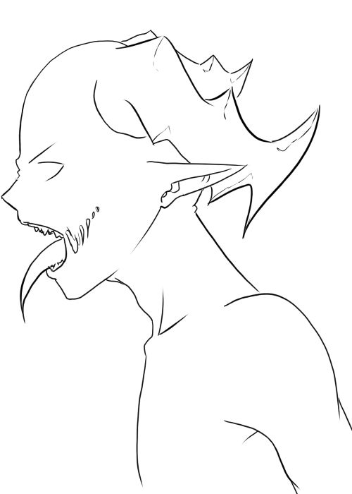 Demon Base Form Base demon by SouOrtiz on DeviantArt
