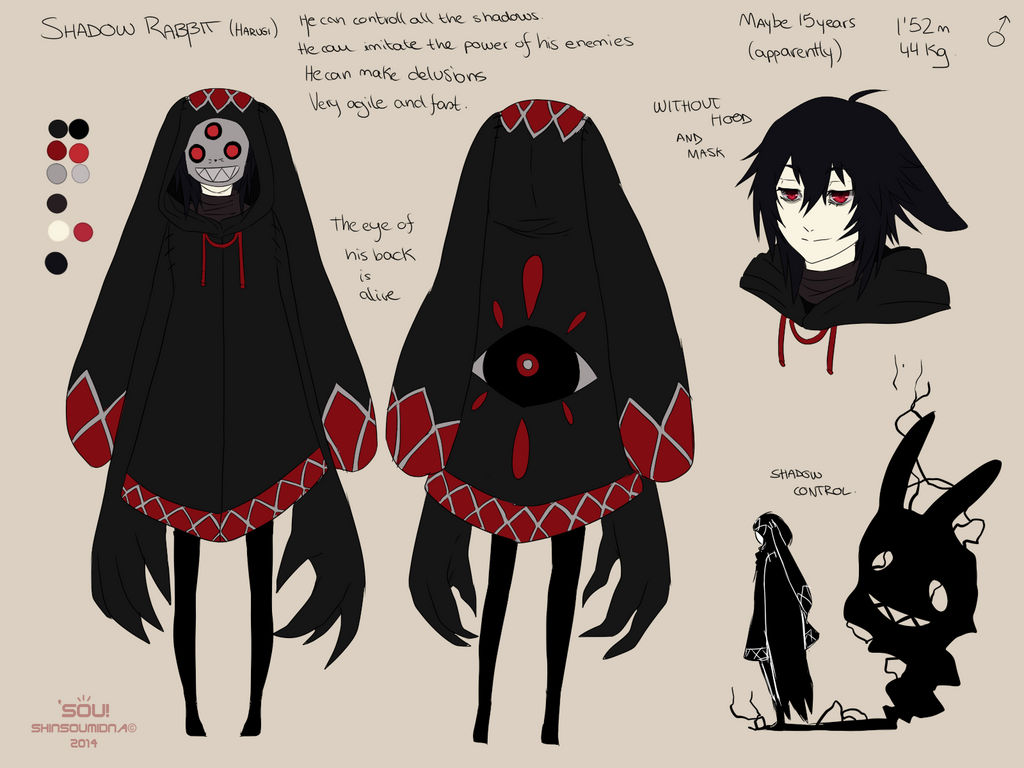 Shadow rabbit -Reff- by SouOrtiz on DeviantArt