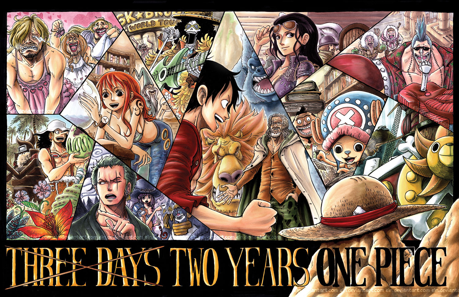Three Days Two Years One Piece
