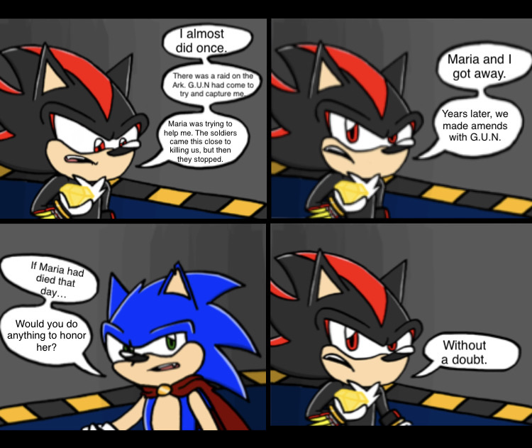 Sonic/Shadow Roles Reversed Page 2 by 13ComicFan on DeviantArt Sonic/Shadow Roles Reversed Page 2 by 13ComicFan on DeviantArt