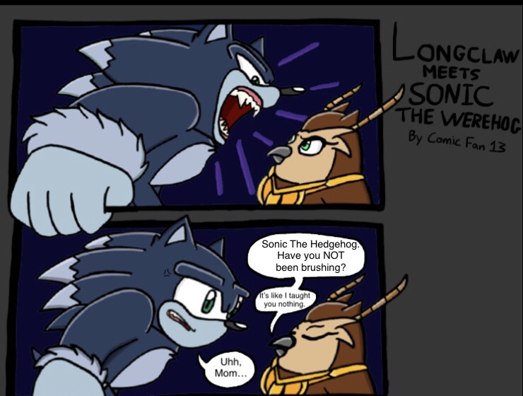 Sonic The Werehog Comic