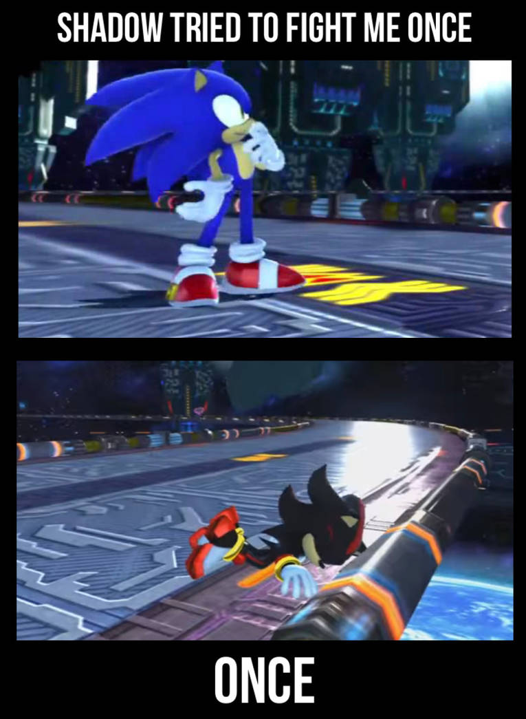 Shadow Rival Battle in a nutshell (Meme) by 13ComicFan on DeviantArt