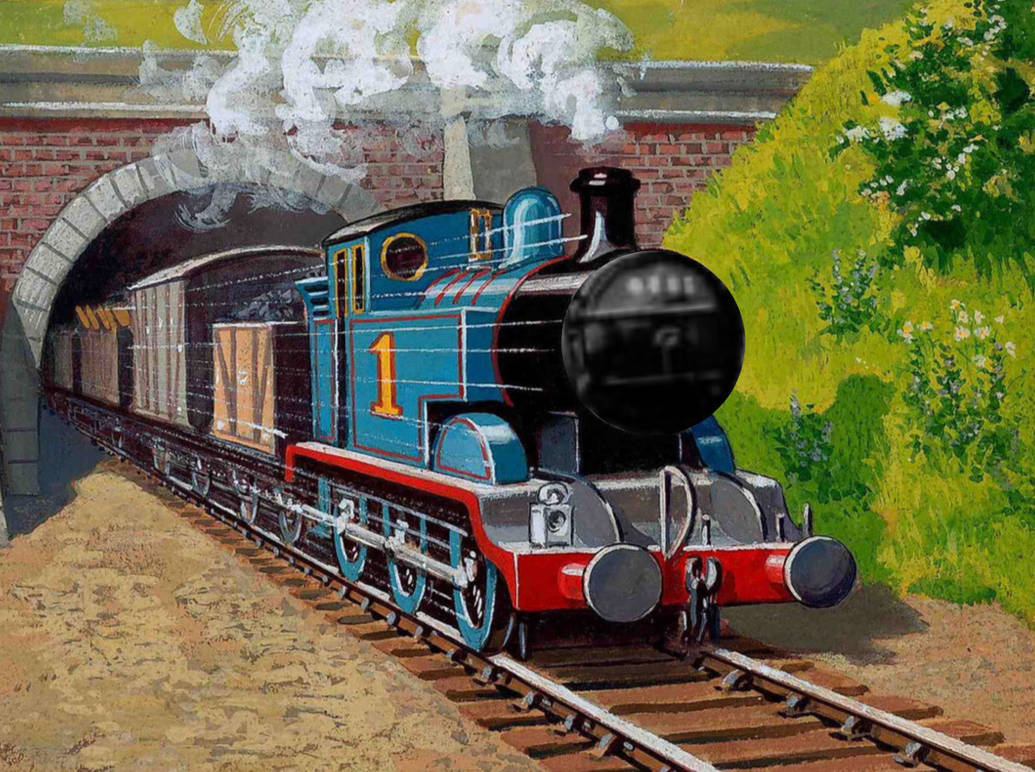 Faceless Thomas in Thomas and the Trucks by 13ComicFan on DeviantArt