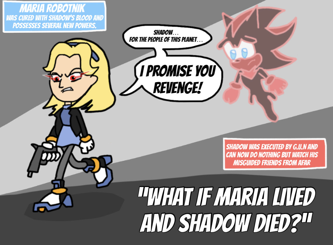 Shadow/Maria Roles Reversed by on DeviantArt