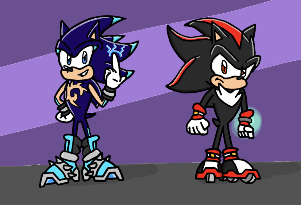Shadow Reverse Lineage Sonic And Shadow Roles Reversed (Take 3) by 13ComicFan on DeviantArt
