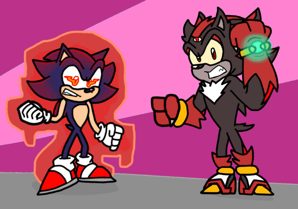 Shadow Reverse Lineage Sonic/Shadow Roles Reversed Forms by 13ComicFan on DeviantArt