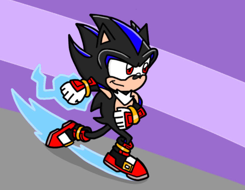 Shadic The Fused Hedgehog - Sonic+Shadow Fusion by 13ComicFan on DeviantArt