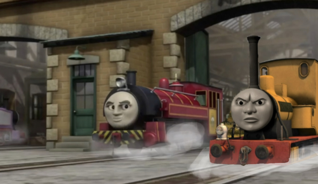 Meet the Yellow Engine - If Duncan was in BMM by 13ComicFan on DeviantArt