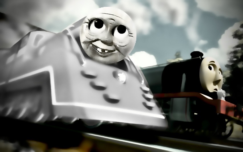 Timothy the Streamlined Ghost Train coming through by 13ComicFan on ...