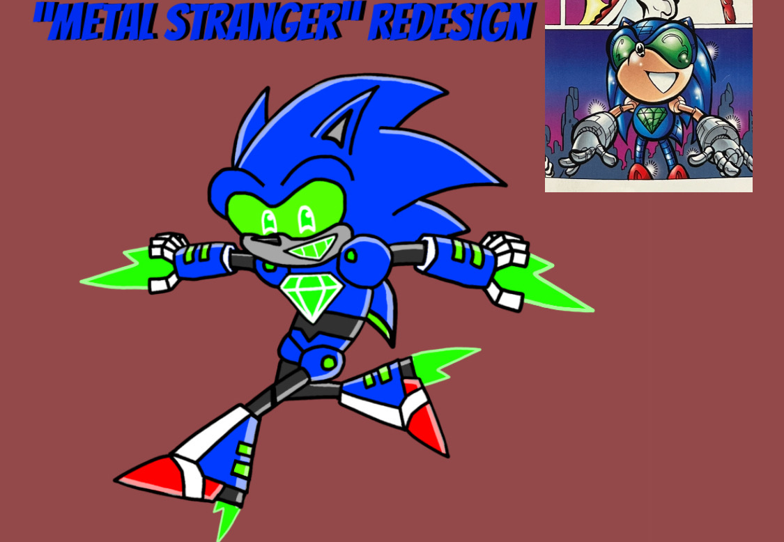 Nameless Archie Sonic Robot Redesigned by 13ComicFan on DeviantArt