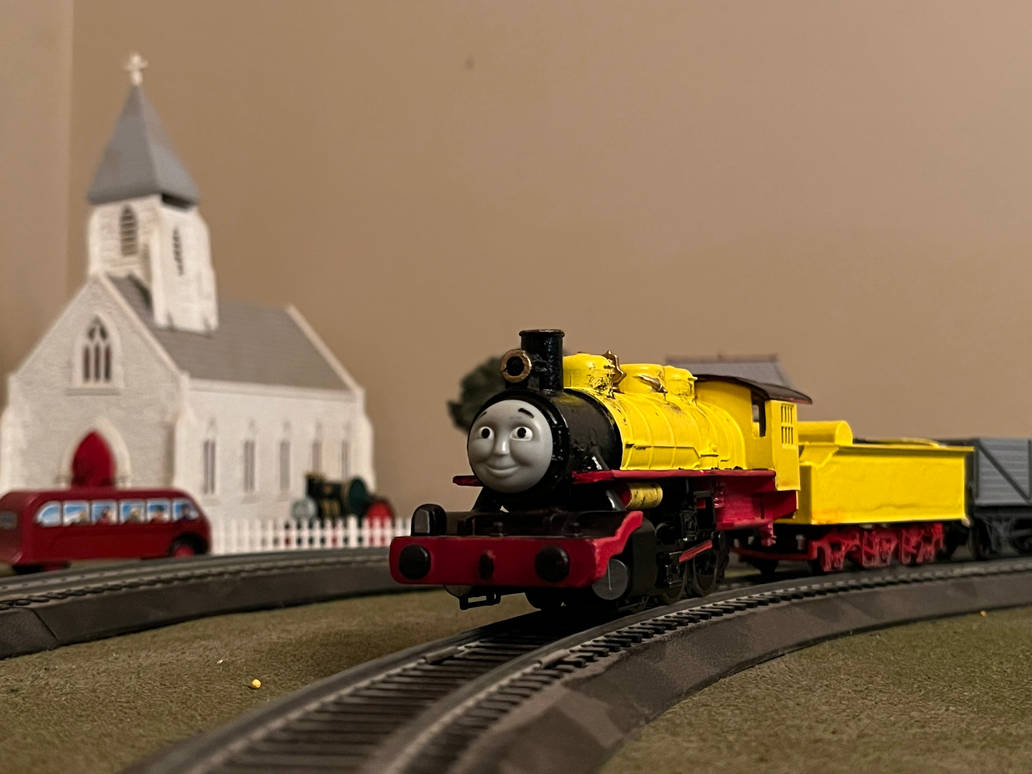 The Yellow Engine HO/OO Molly The Shy Yellow Engine Custom by 13ComicFan on DeviantArt