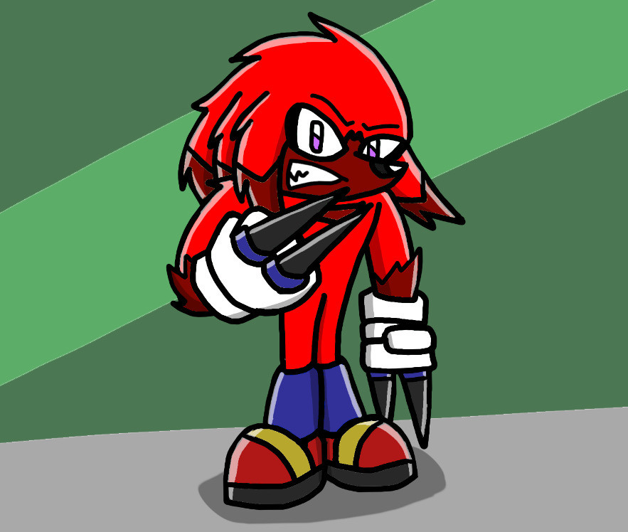 Four Knuckles Sonic Redesigned 4 ~ KNUCKLES by 13ComicFan on DeviantArt